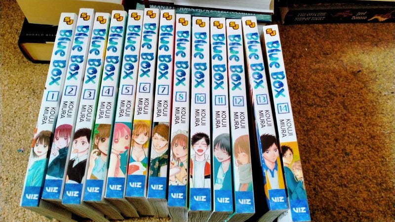 Blue Box manga vols 1-8, 10-14 Carousel 1