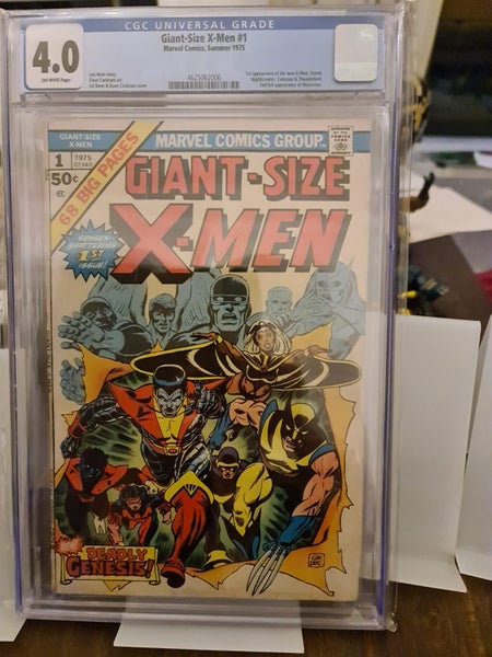 GAINT SIZE XMEN 1 vg 4 graded . i buy this back anytime64416233190530110