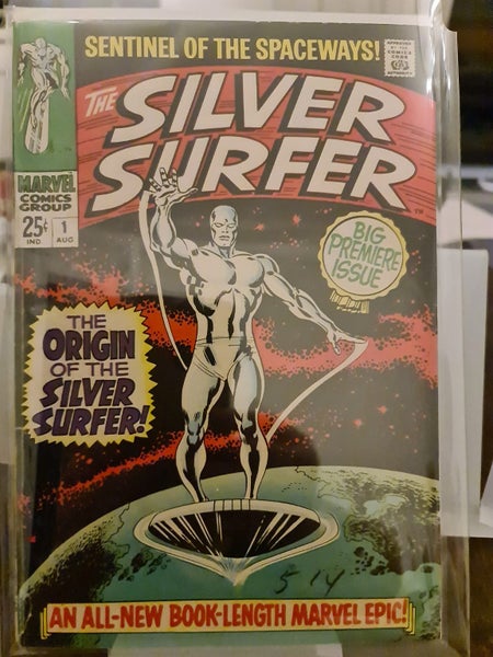 silver surfer 1 vg nice book 196864513968482305111