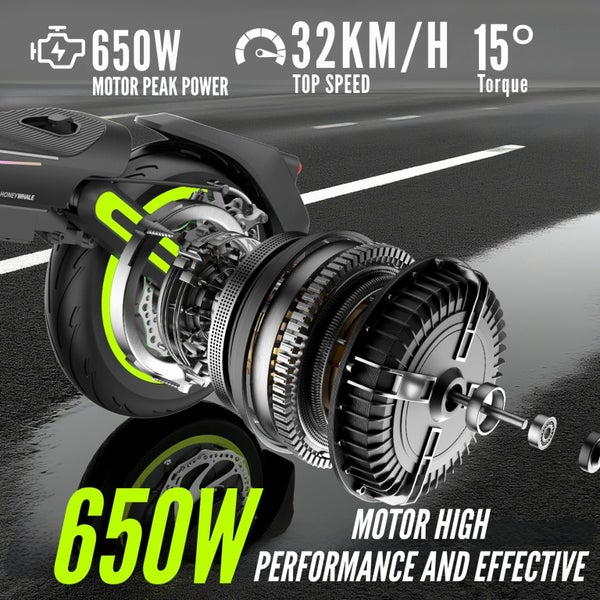 Promotion! 32KM/H- 45KM-10? Tire-Dual Shock Absorbers -Electric Scooter E9 MAX N Carousel 2