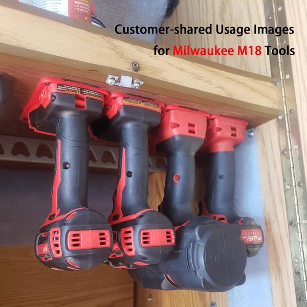 Tool Holders for Dewalt 20V Drill Mount Fit for Milwaukee M18 Tools Carousel 8