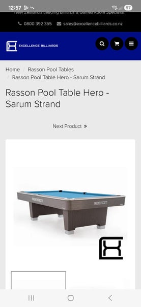 Rasson Pool Table64349498868995112