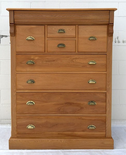 Stunning HUGE (1470 mm high) Rimu Tallboy, RESTORED LIKE NEW @ FREE DELIVERY Carousel 1