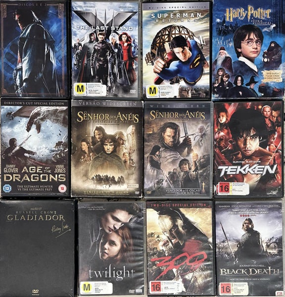 DVDs action fantasy for $5 each64238434366083110