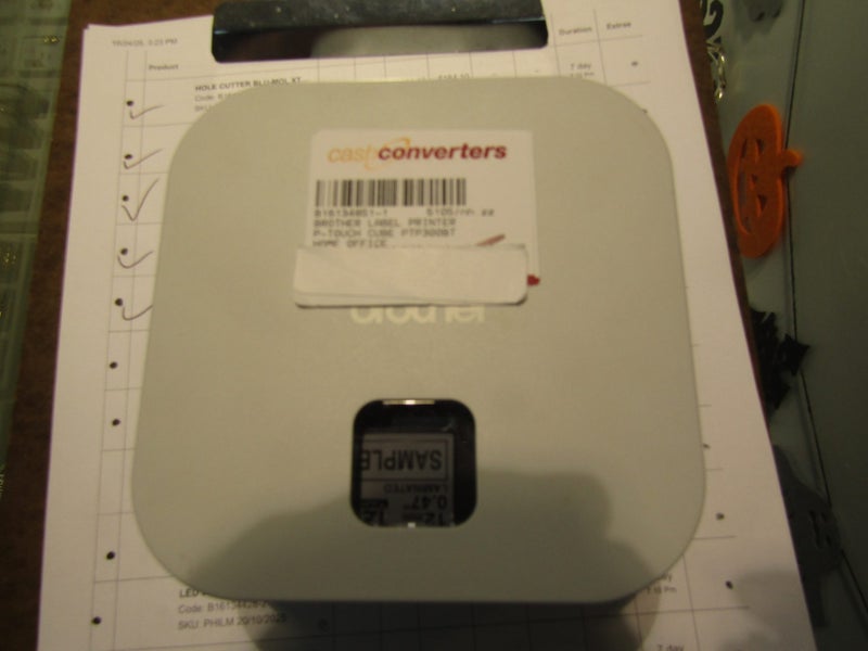 LABEL PRINTER BROTHER P-TOUCH CUBE PTP300BT B16134851-1 Carousel 1