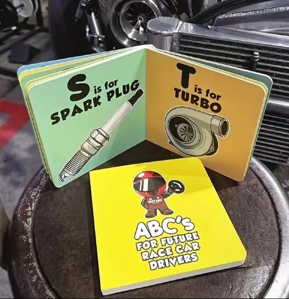 ABC’s For Future Race Car Drivers Educational Book64482328601219110