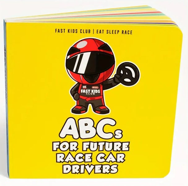 ABC’s For Future Race Car Drivers Educational Book64482328601219112