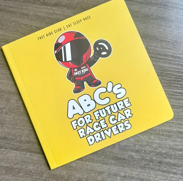 ABC’s For Future Race Car Drivers Educational Book64482328601219113
