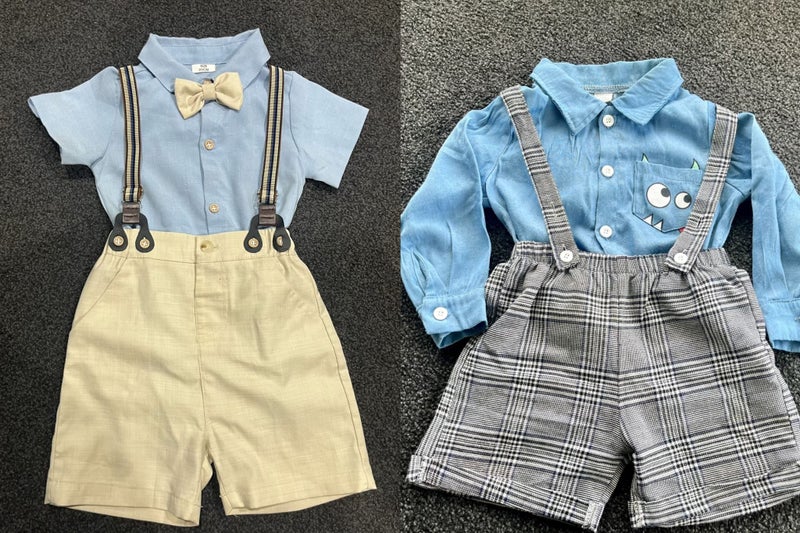 Perfect Christmas Outfits SHEIN Boys Summer Dress Up Sets x 2 Size 18-24m Carousel 1