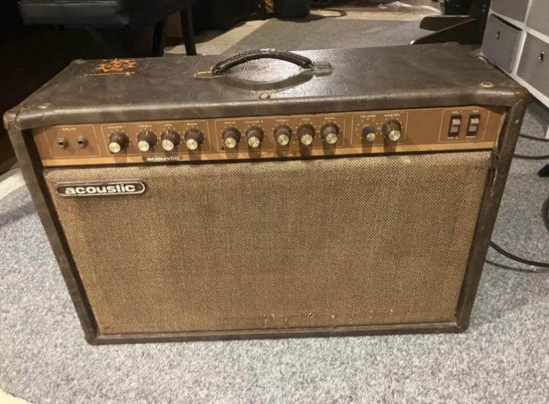 Vintage 1970s Acoustic G60-212 Solid-State Combo Amp (2x12 USA Made) Carousel 1