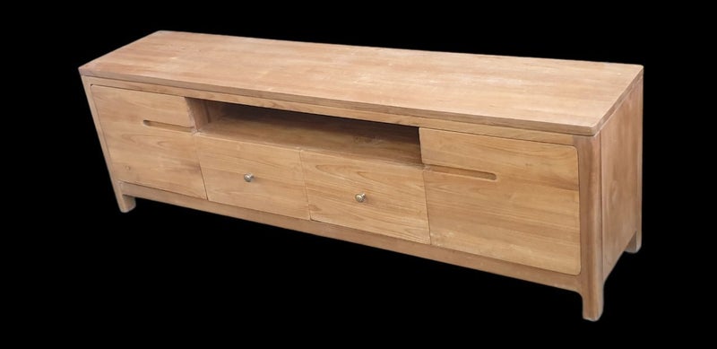 TV UNIT / SIDE TABLE- ENTERTAINMENT UNIT- 180CM - TEAK WOOD Carousel 1