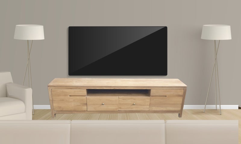 TV UNIT / SIDE TABLE- ENTERTAINMENT UNIT- 180CM - TEAK WOOD Carousel 2