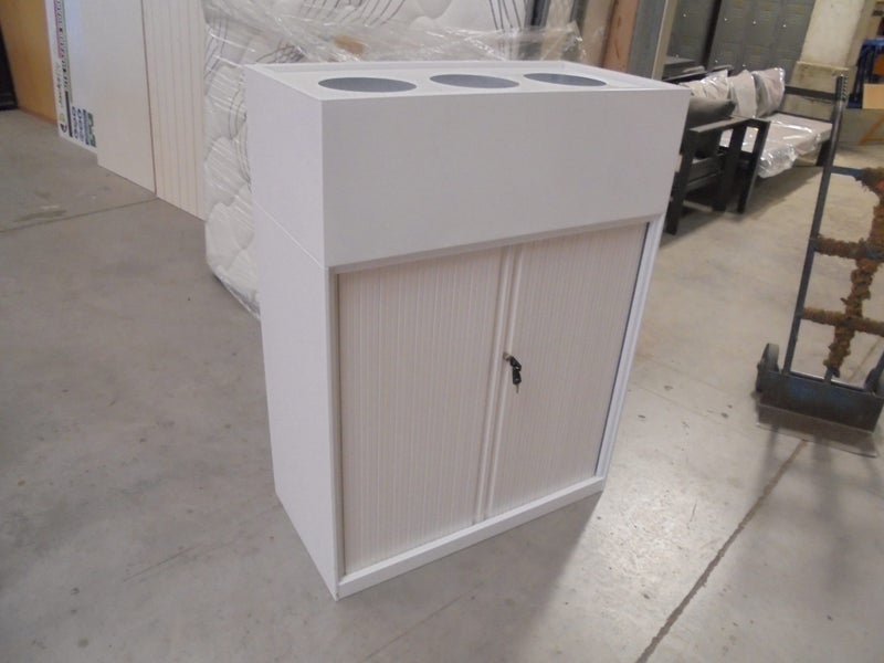 Tambour cabinet White H1200mm Carousel 2