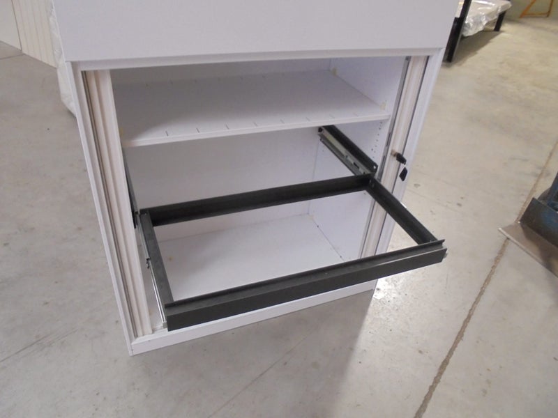 Tambour cabinet White H1200mm Carousel 2