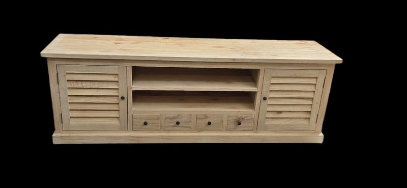 NEW ENTERTAINMENT/TV UNIT-SOLID MINDI WOOD Carousel 2