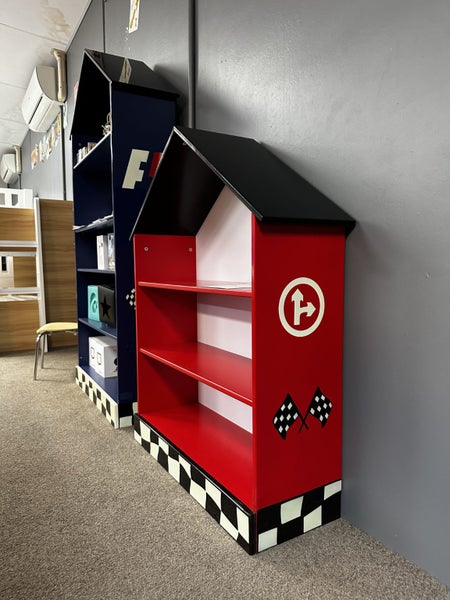 Windmill Kids - Racing Car Bookshelf Red Carousel 2