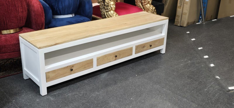 BRAND NEW ENTERTAINMENT UNIT- SOLID MINDI WOOD Carousel 1