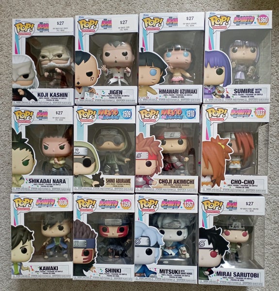 Naruto/Boruto Funko Pop Carousel 1