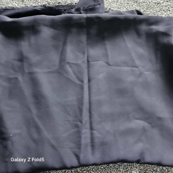 BLACK MUSLIN FABRIC, LENGTH 224CM, WIDTH 144CM, TOTAL 368CM64590854196354110