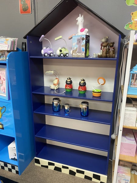 Windmill Kids - Racing Car Bookcase Blue Carousel 2