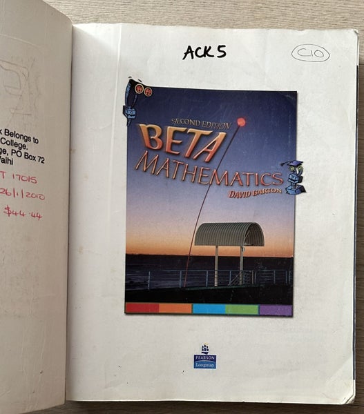 Beta Mathematics David Barton 2nd Edition Carousel 2