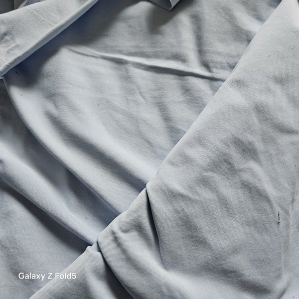LIGHT BLUE COTTON KNIT FABRIC, LENGTH 284CM, WIDTH 172CM, TOTAL 456CM64524952720513111