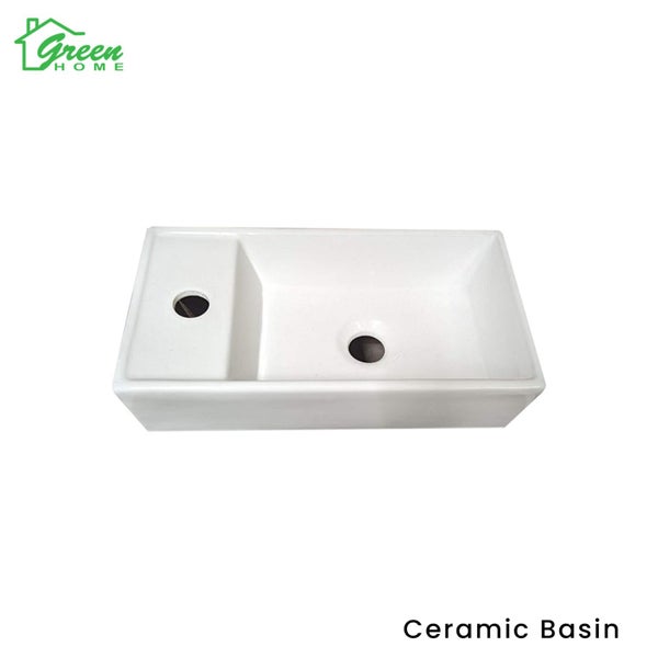 400mm Plywood Floor Standing Vanity - White Pattern Carousel 2