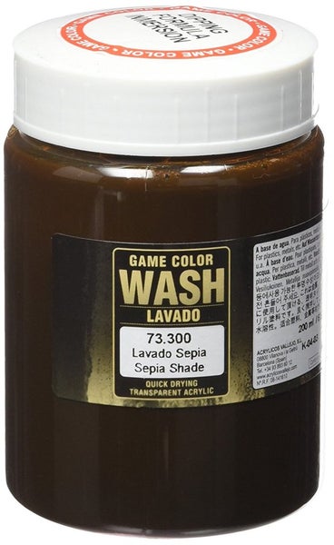 Vallejo - Game Colour - Sepia Wash 200ml64508655657475110
