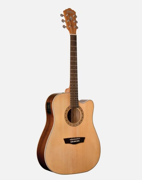 Brand New Washburn WD7SCE Harvest Dreadnought Acoustic Electric Guitar Carousel 1