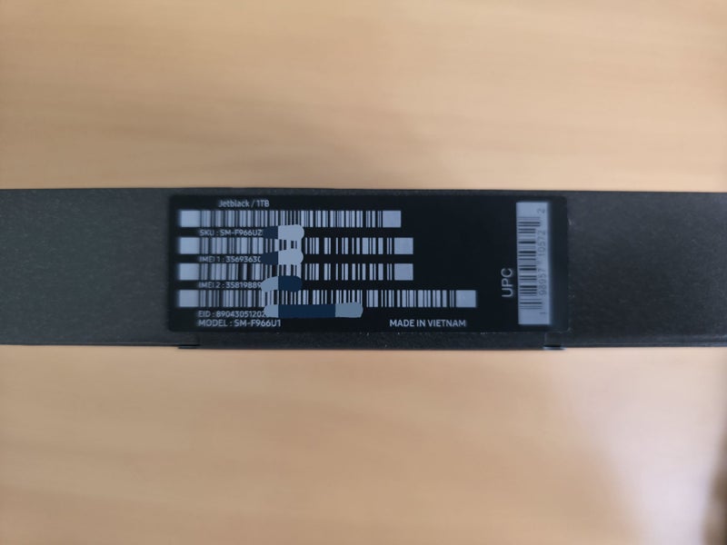 Samsung Z Fold7 5G Jetblack 1TB (Unlocked)64182258465282111