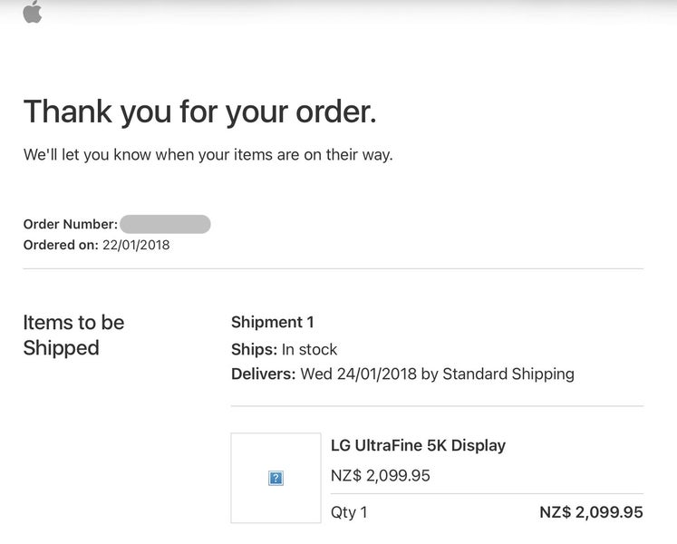 Apple LG Ultrafine 5k 27" Display * MINT*64175364838147113