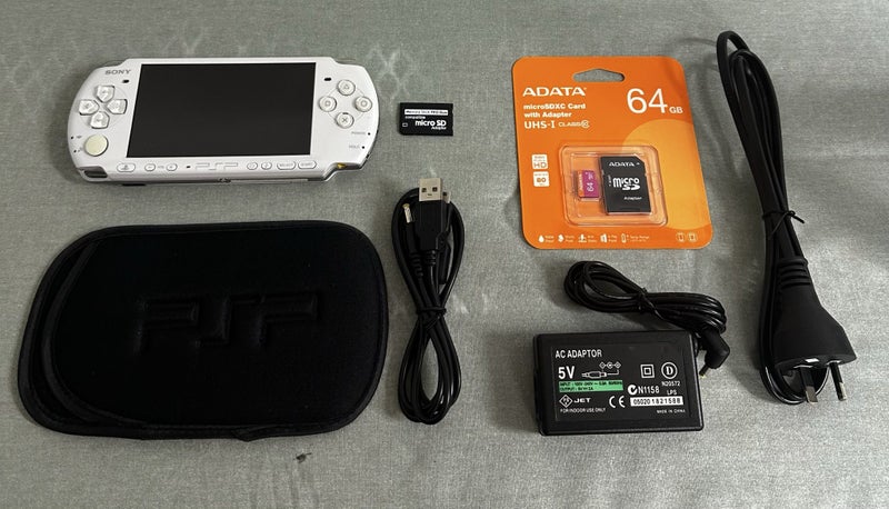 PSP 3000 – Pearl White | 64GB | Fully Set Up64178180045441110