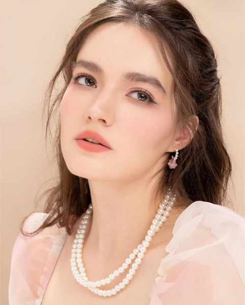 Flower Knows Strawberry Rococo Embossed Blush Carousel 2