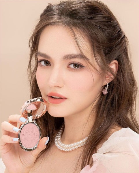 Flower Knows Strawberry Rococo Embossed Blush Carousel 3