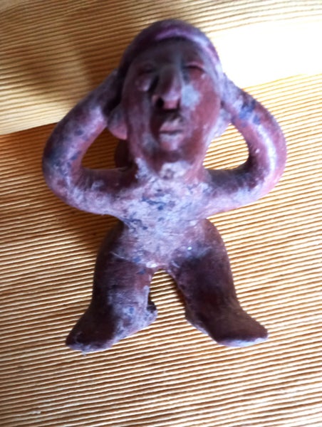 Vintage Mexican Pottery Figure - Water Carrier Carousel 2