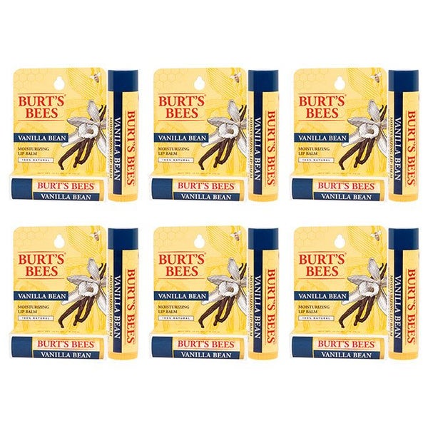 Burts Bees Vanilla Bean Moisturizing Lip Balm Blister by Burts Bees for Unise... Carousel 1