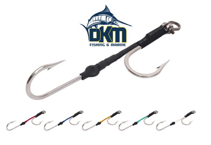 Nacsan Stainless Stiffy Twin Game Hook Rig 12/0 Carousel 1