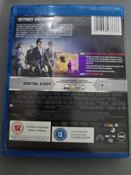 Mission Impossible 4: Ghost Protocol (Blu-ray+ DVD)64584848125313111