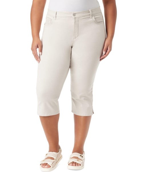 Gloria Vanderbilt Womens Amanda Capri Slim Fit Jeans Carousel 1