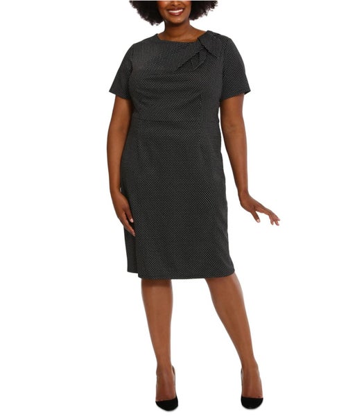 LONDON TIMES Womens Arrow Printed Sheath Dress Carousel 1