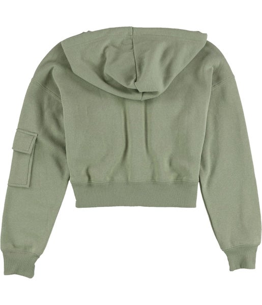 Hippie Rose Womens Fleece Cargo Hoodie Sweatshirt Carousel 3