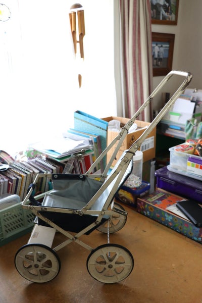 Vintage Baby Doll Metal Stroller #7 Carousel 2