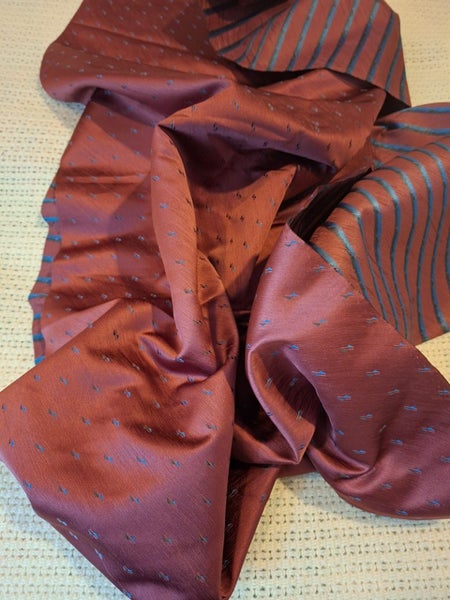 1960s or 70s Taffeta Tie Fabric Carousel 1