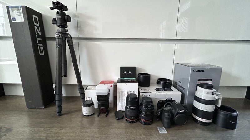 Canon 6D & lenses, Flash,Tripod64184483886978110