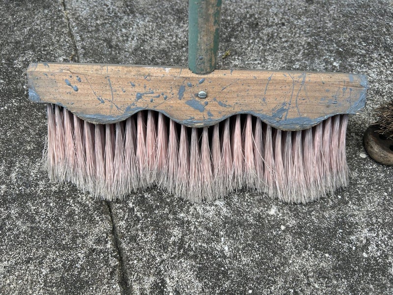 Corrugated Iron Roof Painting Broom- Very Good Condition Carousel 3