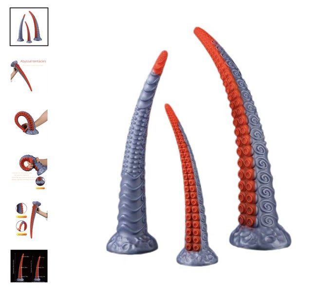On sale Octopus Dildo Anal Plug Silicone Butt Anus Prostate Massager Vagina Carousel 1