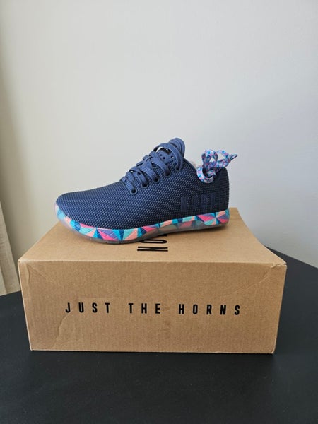 Brand New No Bull Navy Prism Trainers – Women’s US 7 + Extra Laces!64185776193411112