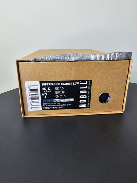 Brand New No Bull Navy Prism Trainers – Women’s US 7 + Extra Laces!64185776193411114