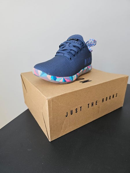 Brand New No Bull Navy Prism Trainers – Women’s US 7 + Extra Laces!64185776193411113
