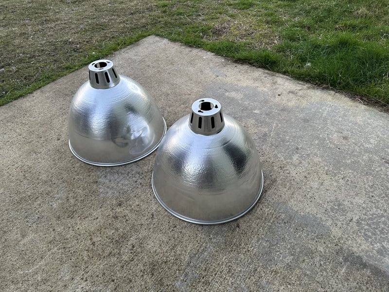 Industrial Look Metal Light Shades x 2 Carousel 2